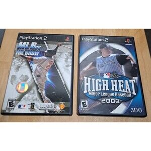 2 PS2 MLB High Heat 2003  & The Show 06